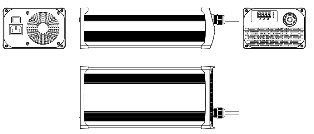 900W Battery Charger drawing
