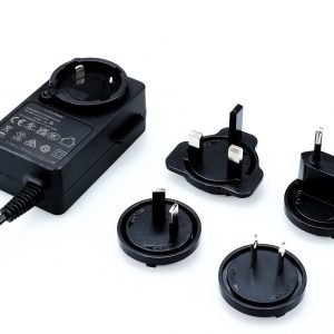 48W Interchangeable Plugs External AC Power Adapters 2