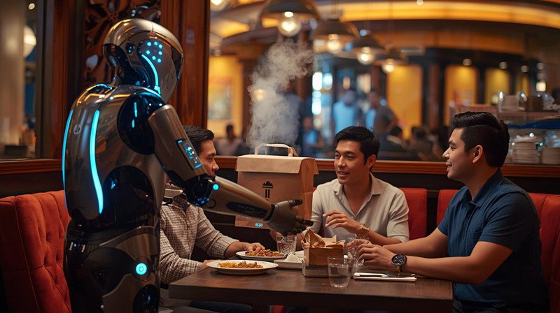 Food delivery robot